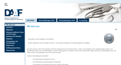 Desktop Screenshot of daaf.de