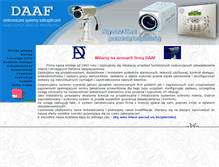 Tablet Screenshot of daaf.com.pl